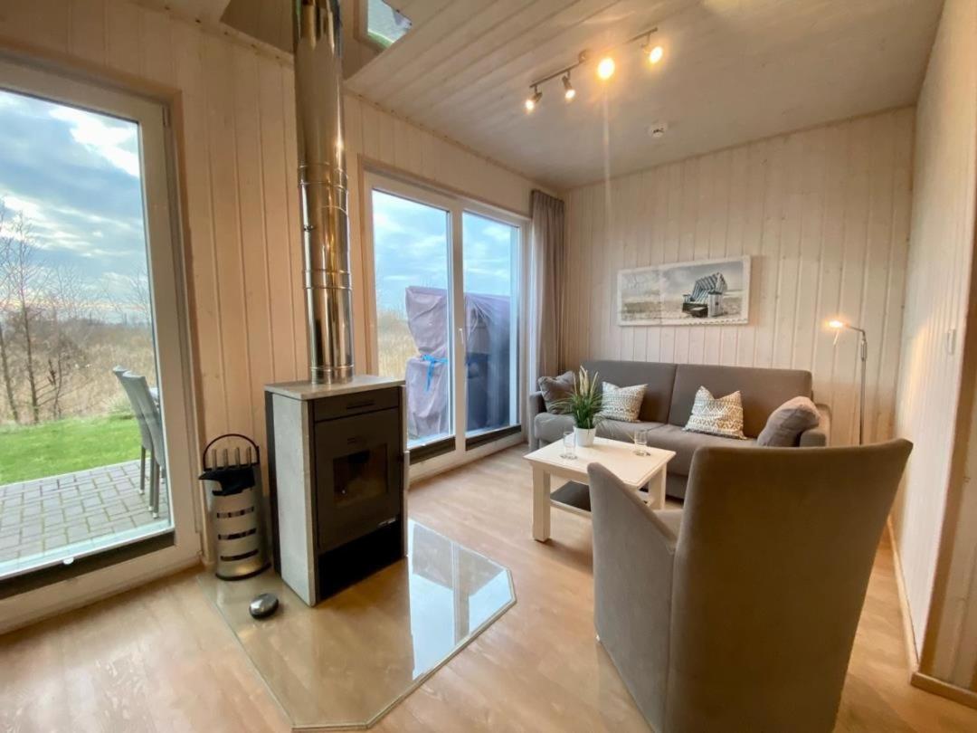 Ferienhaus Skipper Hus By Seeblick Ferien Oro, Kamin,Sauna Олпениц Екстериор снимка